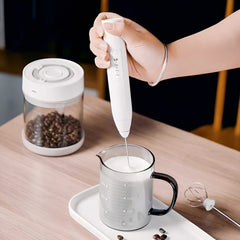 2 in 1 Rechargeable Electric Coffee Beater