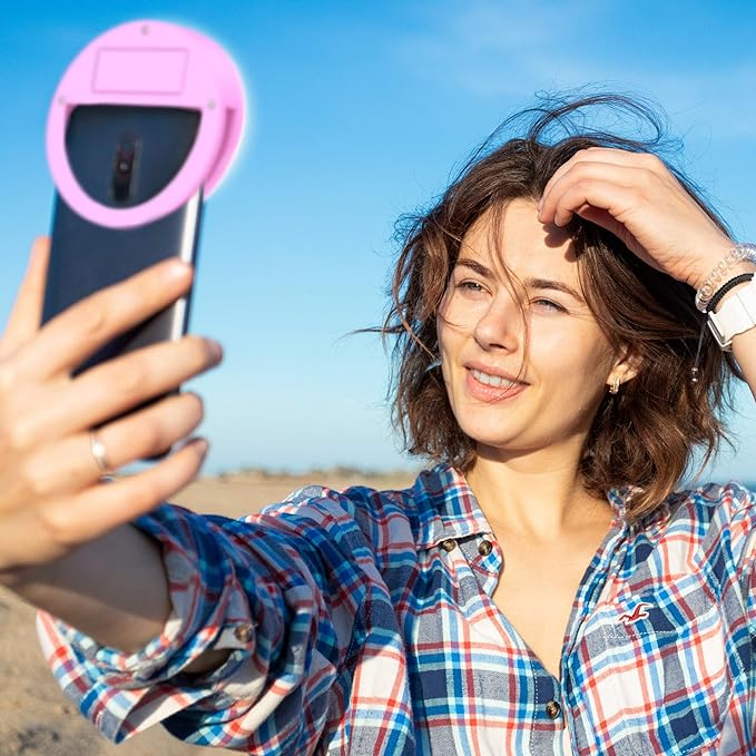 Mobile selfie ring