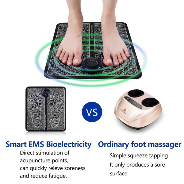 Ems Foot Massager Mat Electric Usb Charging Smart Display