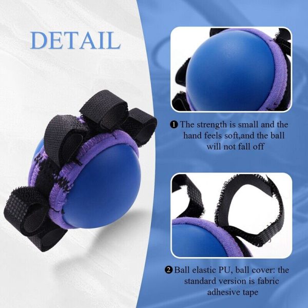 Hand Grip Pu Ball Finger Rubber Rehabilitation Training Gripper