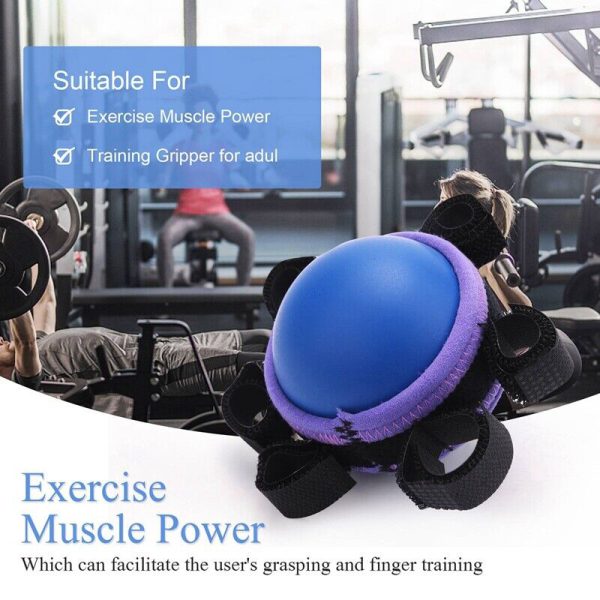 Hand Grip Pu Ball Finger Rubber Rehabilitation Training Gripper